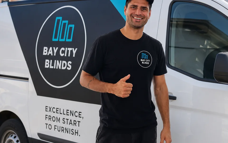 Step 3: Measure & samples, Bay City Blinds, Geelong