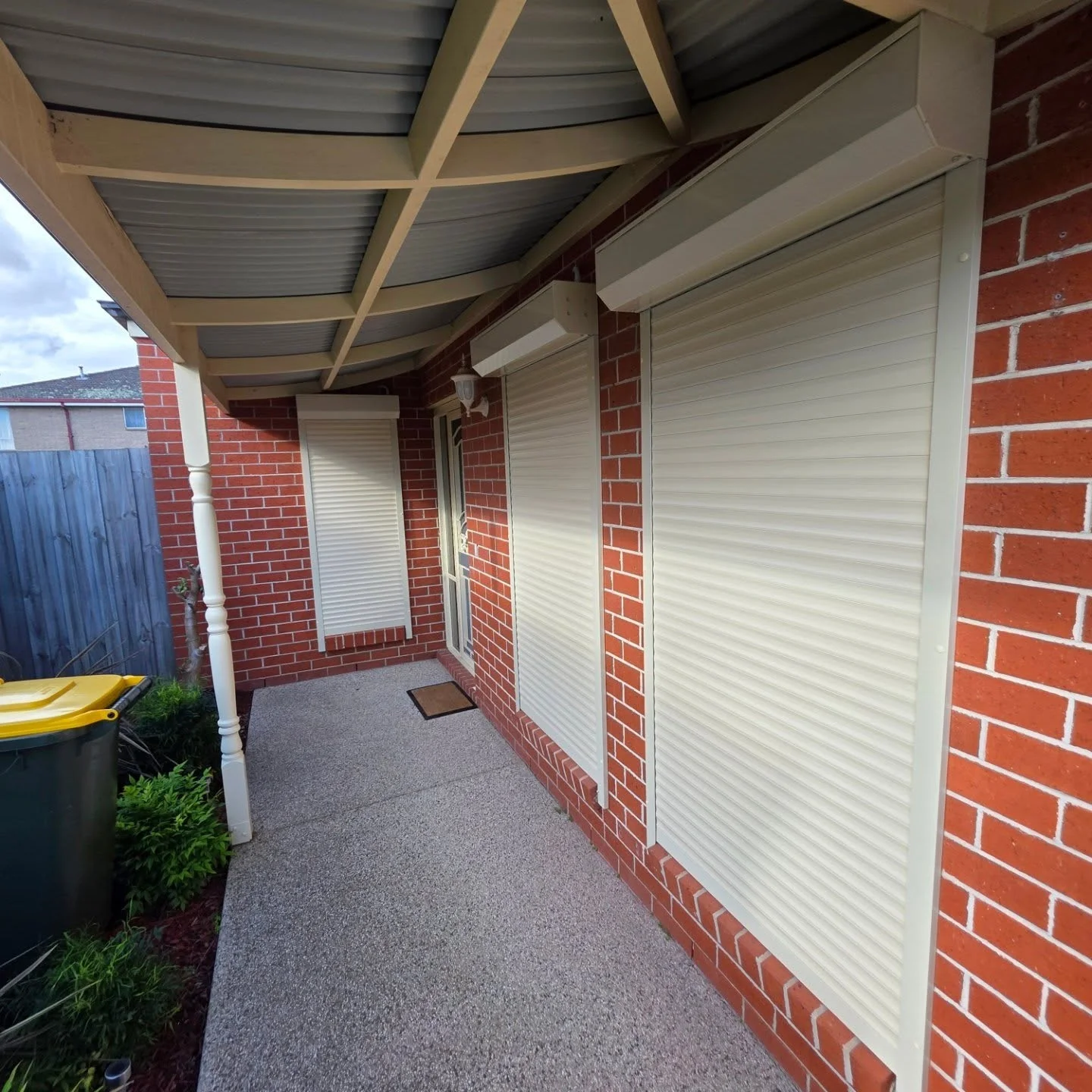 Security Shutters measured and installed by Bay City Blinds, Geelong